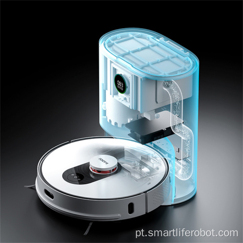Esfregão Xiaomi Eve Limpador de aspiradores robô com auto-esvaziamento